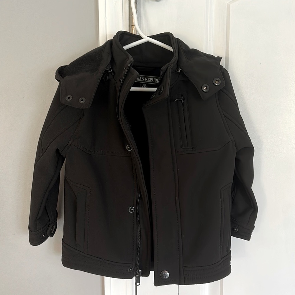 Toddler black coat